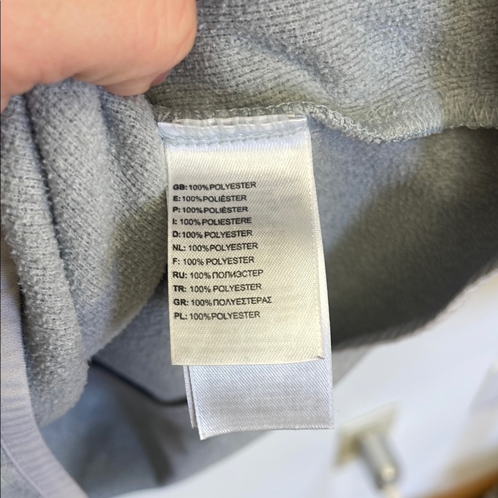The North Face Gray Hoodie with Red Logo - Picture 6 of 6